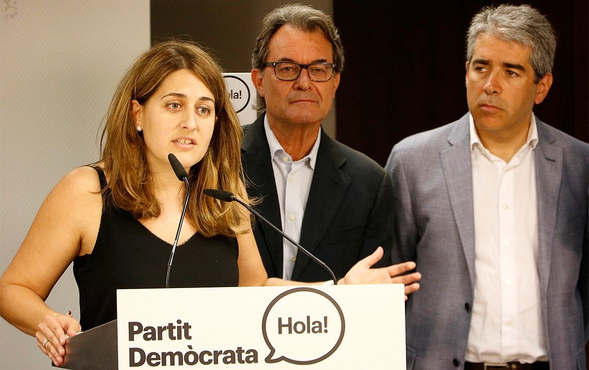 Marta Pascal, Artur Mas i Francesc Homs, en una imatge d'arxiu
