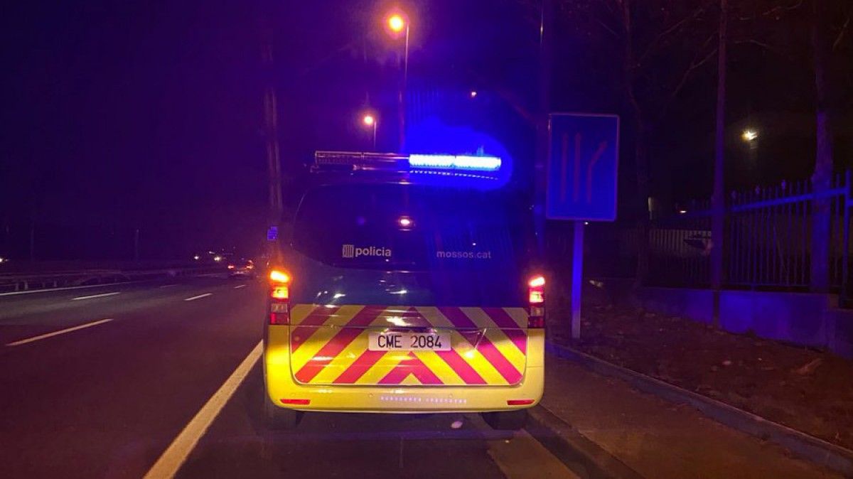 Vehicle de trànsit dels Mossos d'Esquadra.