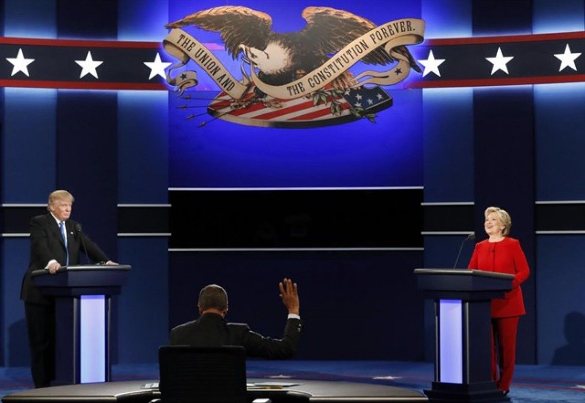 El debat d'aquesta nit entre Clinton i Trump