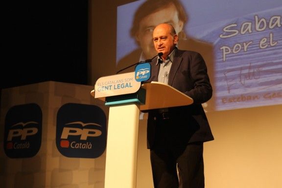 Jorge Fernández Díaz, en un acte a Sabadell.